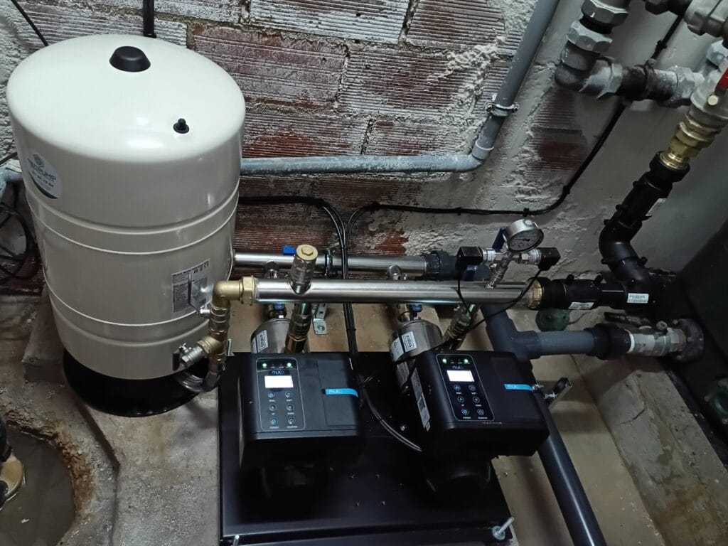 grupo de presión, bombas, presión